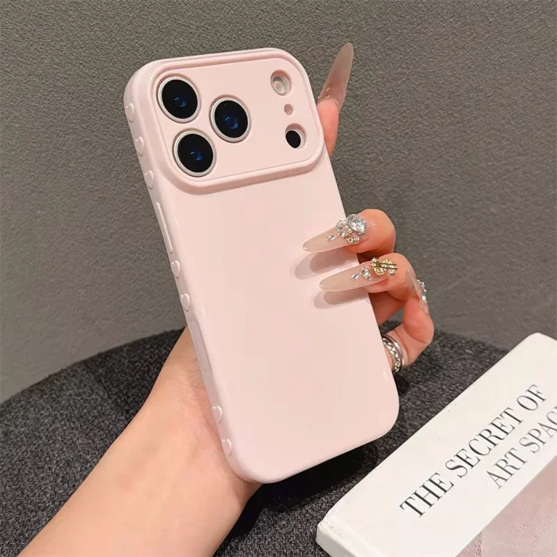 Heart-Shaped Cute Love Silicone Phone Case