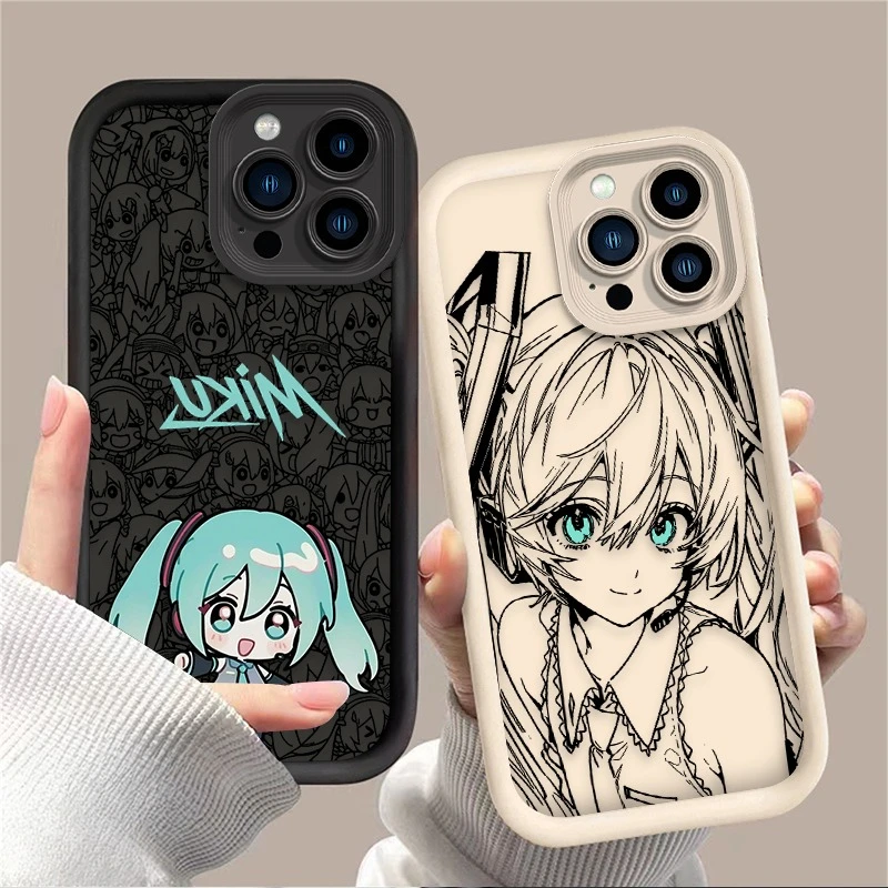 Kawaii Miku Soft Phone Case - Cute & Stylish Protective Cover