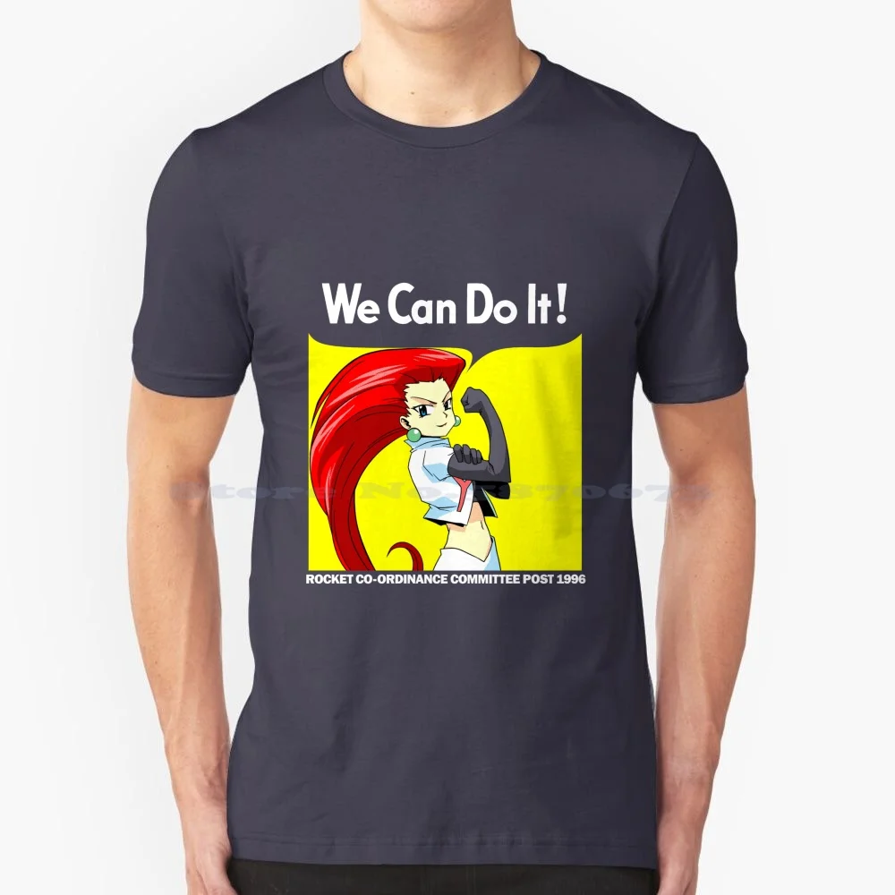 Per Il Capo! Maglietta 100% Cotone Tee Team Rocket Gameboy We Can Do It Rose The Rivetter Smash Bros