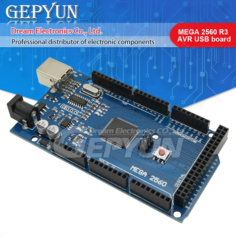 Mega2560 Mega 2560 R3 (Atmega2560-16Au Ch340G) Scheda Usb Avr Compatibile Per Arduino
