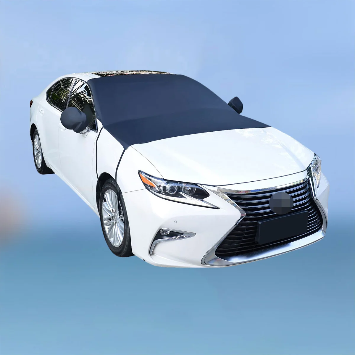 

3 Pcs Noire Windshield Frost Cover Car Hood Spicket Freeze Protection Snow Rain