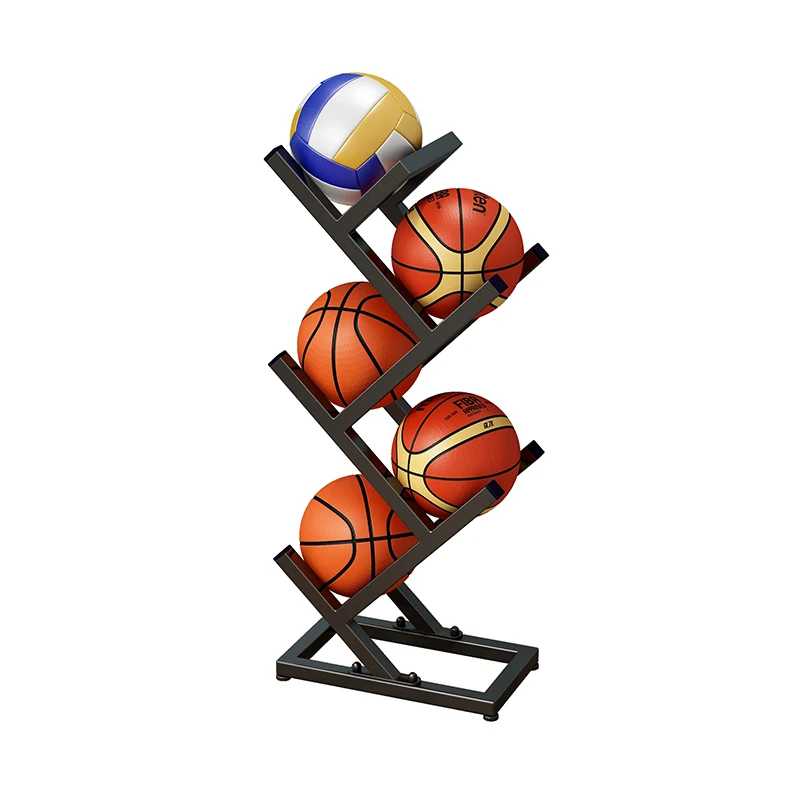 

New Design Basketball Display Racks Metal Football Storage Holders Children's Ball Display Stands