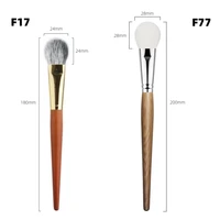 Brosse à Blush en cheveux naturels, surligneur pour le visage, ombre, pinceaux de maquillage, poils de chèvre naturels, bronzant, outils cosmétiques essentiels professionnels 2