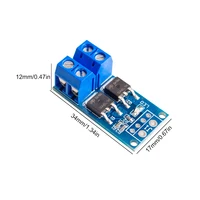 10-1pc 15A 400W MOSFET Trigger Switch Drive Module PWM Regulator Panel DC 5V-36V Electronic Switch Control Board for arduino - Image 6