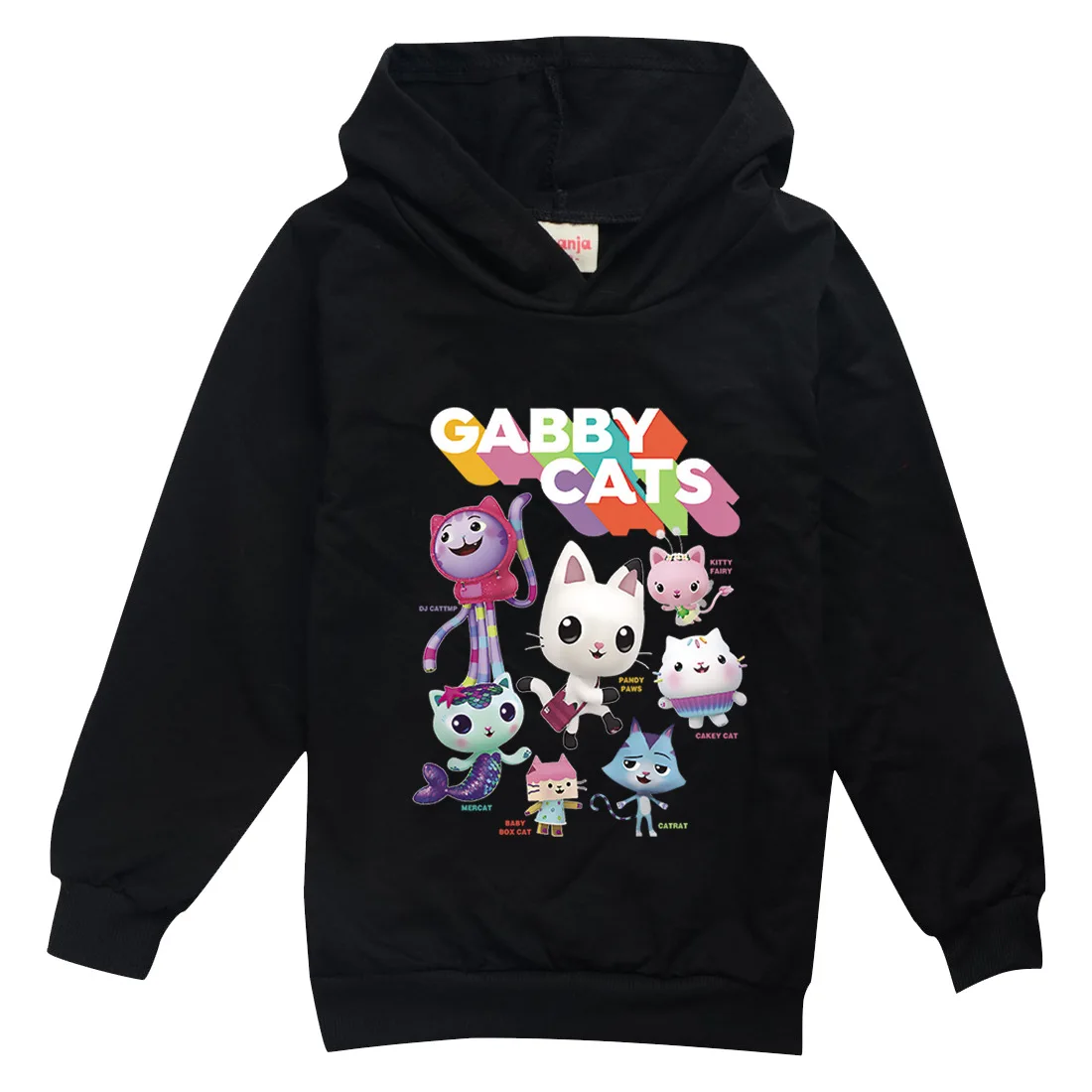

Gabby's Dollhouse Clothes Kids Gabby Cats Hoodies Children Long Sleeve Coats Boys Girls Gabby Cats Pullover Hoody Sweatshirt