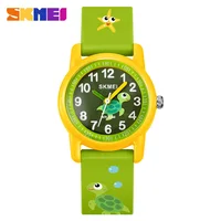 SKMEI 50M Waterproof Children's Quartz Watch Cartoon Watches Small Dial Muticolour Strap Sports Children's Kids Watches Gift