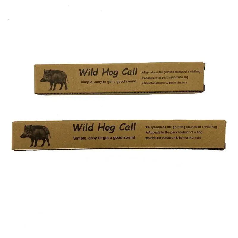 Appeau à Sanglier En Bois (Wild Hog Call) - Version Longue 26cm Ou Courte 20cm - Pour La Chasse Et L'attraction Du Gibier