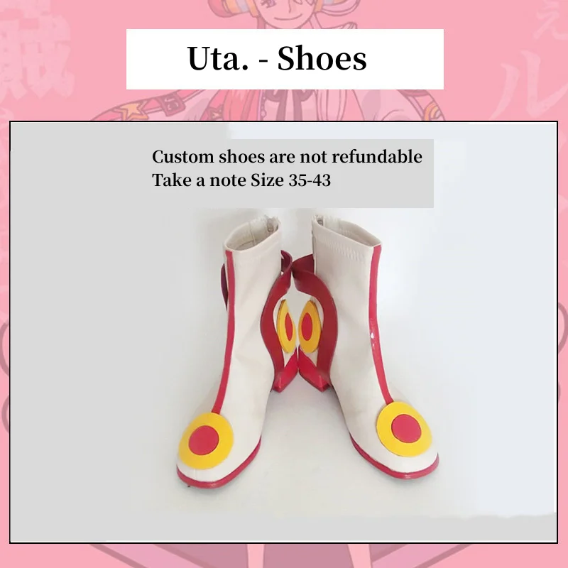 thumbnail image 1 of Ropa de cosplay de One Piece Uta, versión teatral, película, hija roja de Red Shanks, accesorios, disfraz, peluca, alas, juguete para niños y adultos, regalo, 1 of 5