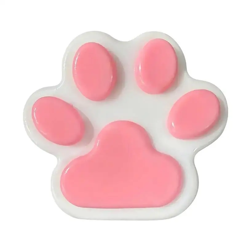 Cat Paw Squishys Fidget Toy Cute Plush Cat Paw Silicone Slow Rebound Pinch Decompressions Toy Stress Release Vent Toy 6