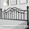 Metal Bed Frame with Headboard and Footboard, Modern Iron Platform Bed Frame Support Up to 1200LBS, Under Storage Bed Frames 4