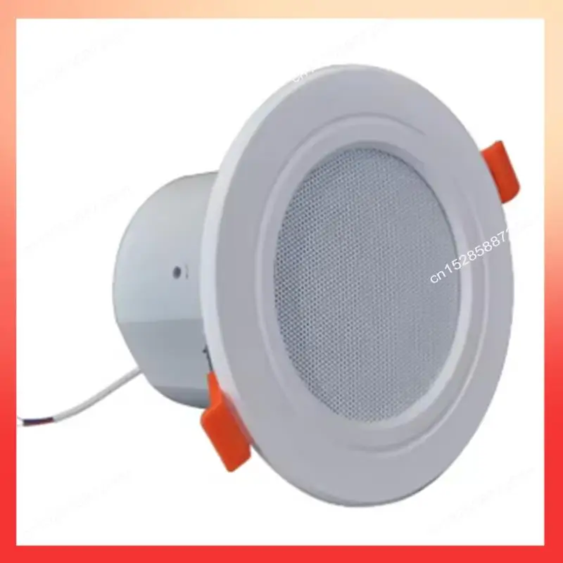 ABNR 3'' Ceiling Home Speaker Speaker Forkitchen Bathroom 10W Moisture-Proof Full Range Music Speaker Full Range Music Speaker W
