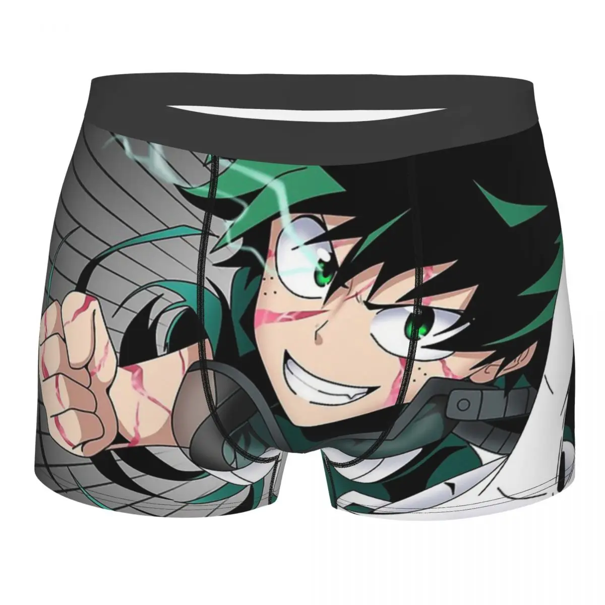 

My Hero Academia AIzuku Midoriya Man's Boxer Briefs Underwear Highly Breathable Top Quality Sexy Shorts Gift Idea