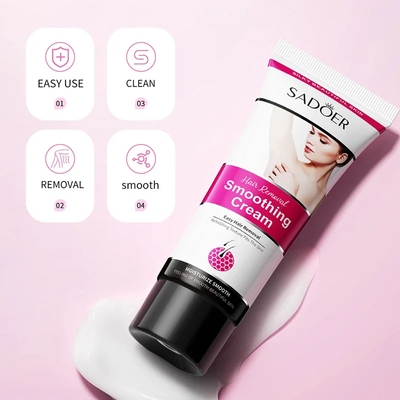 Smooth Depilatory Cream Body Painless Effective Hair Removal Cream for Men and Women Whitening Hand Leg Armpit Hair Loss Product 5