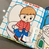 Baby Puzzle Fabric Books Parent-Child Interaction Early Learning Cloth Book 0-12 Months Ring Paper Develop Cognize Reading Toys 3