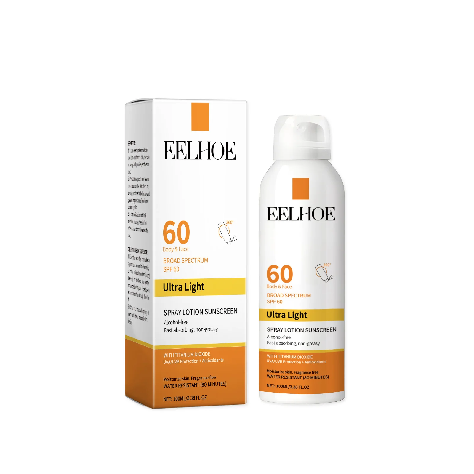 Sunscreen Spray Spf50 Waterproof Facial Body Long Lasting Sun Block Isolation Mist UV Protector Brightning Moisturizer Skin Care 2