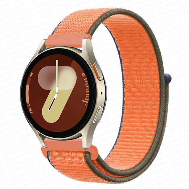 Versatile Nylon Loop Bracelet for Smartwatches - 22mm/20mm Band