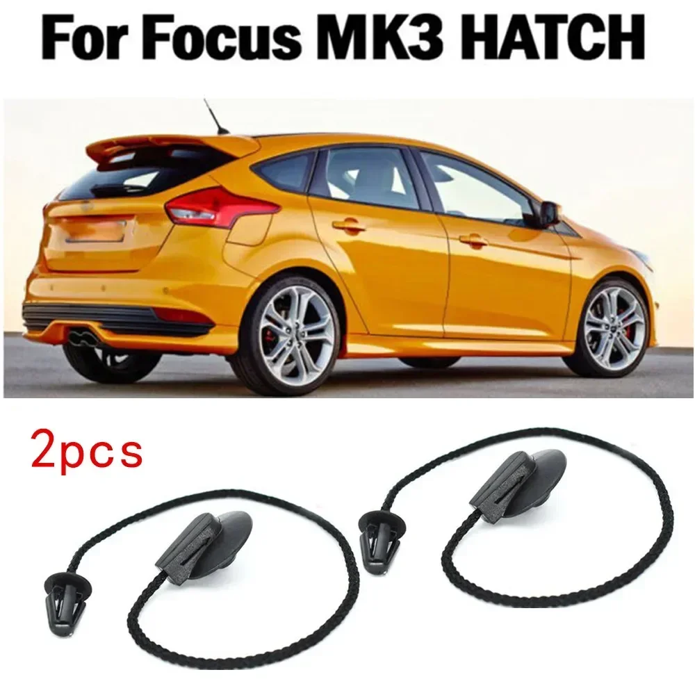 2Pc Hatchback Parcel Shelves Trunk Lid Back Shelf String Holding Strap Rope SmallBall For FORD FOCUS Mk3 PARCEL SHELF STRINGS
