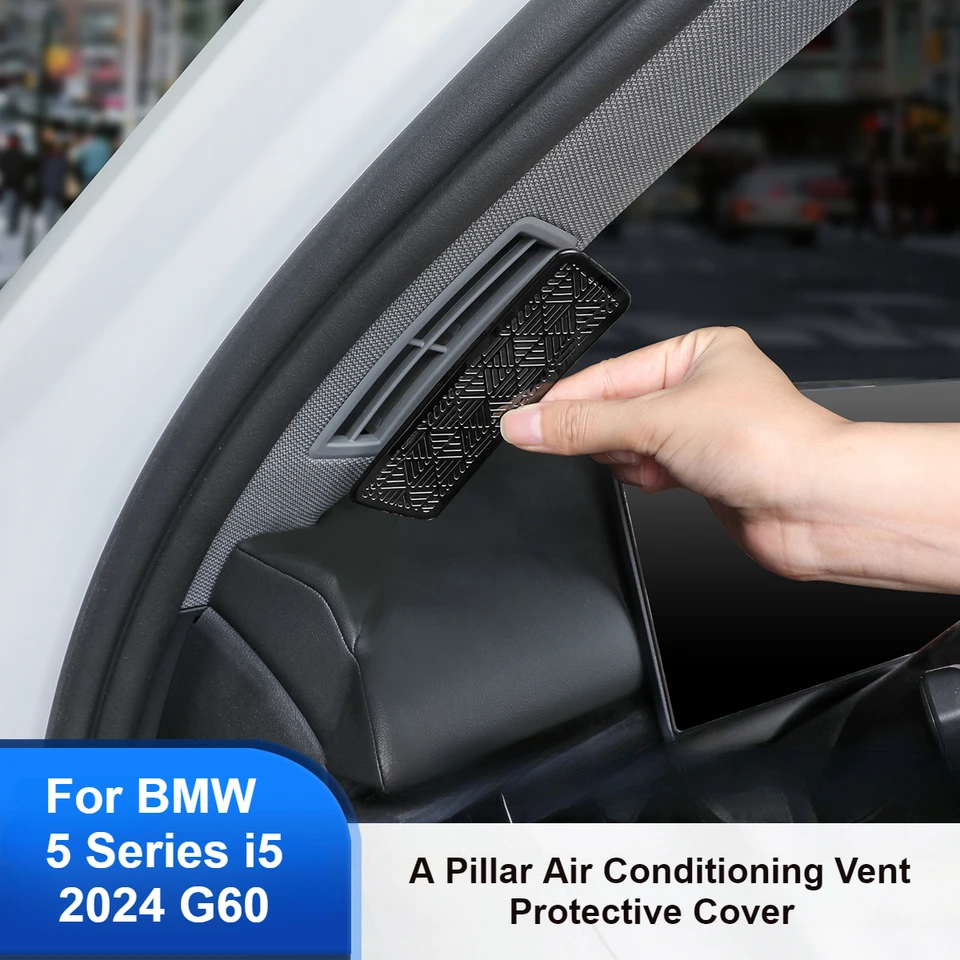 ピラーカバー BMW i5 G60/G61 2023年05月〜 ブラックカーボン カーボンファイバー 入数：1セット(6個) AP-DG338 ピラーカバー BMW i5 G60⁄G61 2023年05月〜 ブラックカーボン カーボン