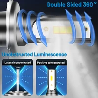 Dualvision H4 LED Headlight 3800W 3570 CSP LED H7 H1 H11 H8 9005 9006 HB3 HB4 H9 4300K 6500K 8000K 2PCS Fog Light Mini Diode 12V - Image 3
