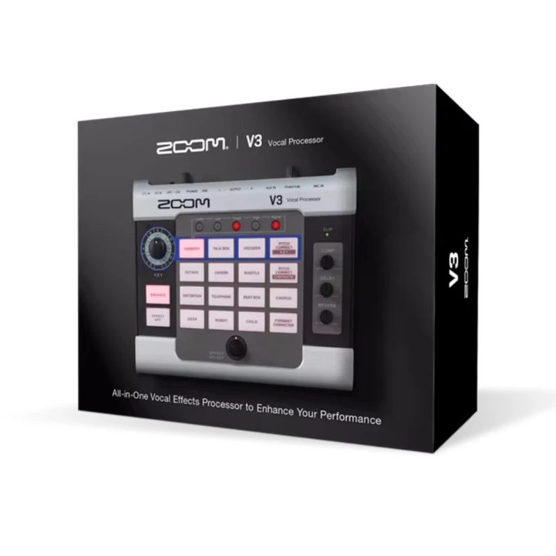 Zoom V3 ボーカルエフェクター ノイズリダクション リバーブ