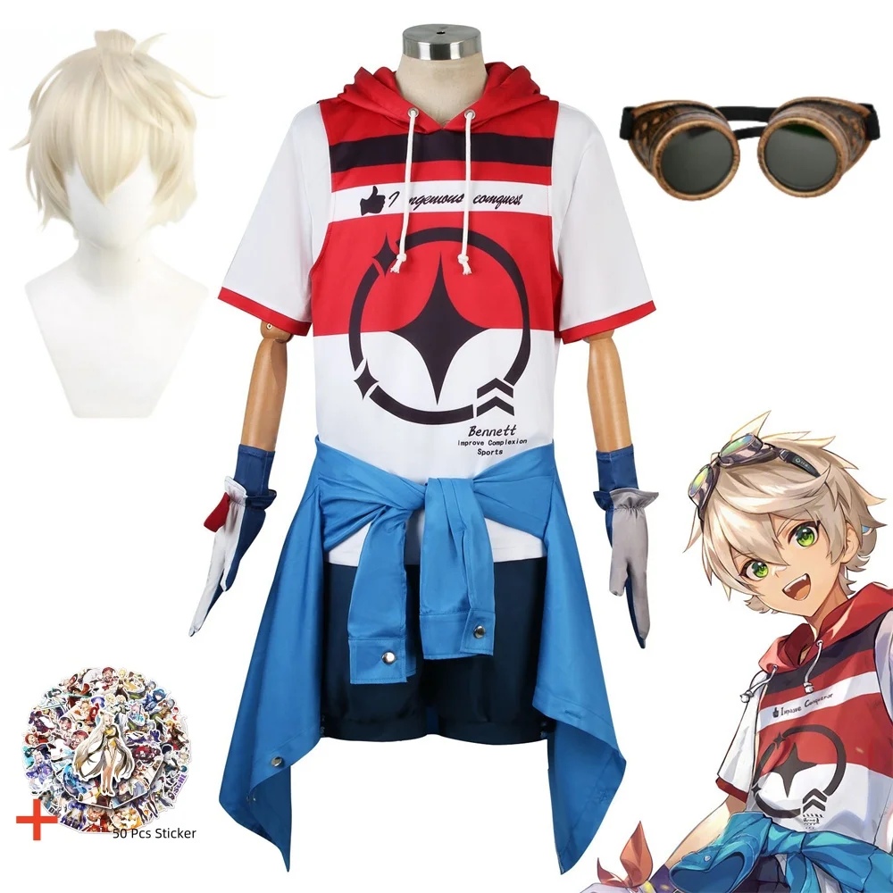 

Bennett Cosplay Genshin Game Cosplay Costume Uniform Halloween Clothes
