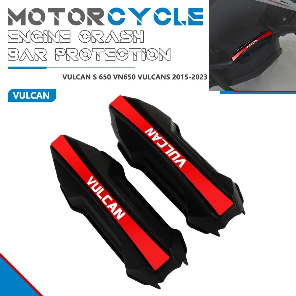 

Motorcycle Block 25MM For Kawasaki Vulcan S 650 VN650 VULCANS 2015-2020 2021 2022 2023Protection Crash Bar Bumper Engine Guard