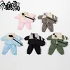 Ob11 Dolls Handmade Clothes Overalls Suit With Hat Messenger Bag Shirt Toy Accessories Obitsu11, GSC, Molly YMY P9 Dolls 6