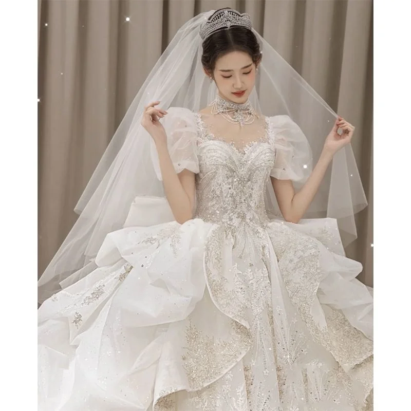 u.couture サンゴ かわいかっ クリスタル付ヘッドドレス