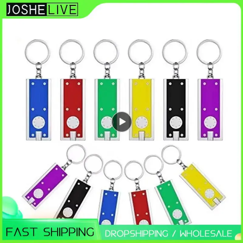 

1PCS Keychain Flashlight Mini Flashlight Pocket Keychain Light USB Rechargeable Emegency Light Camping Light Accessories