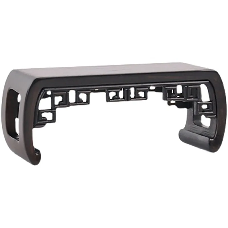 Purple Light Sandalwood Display Rack, Bamboo knot, Book Roll, jade ware, Miniature Ruyi Bonsai, Decoration Base, Wooden Pallet