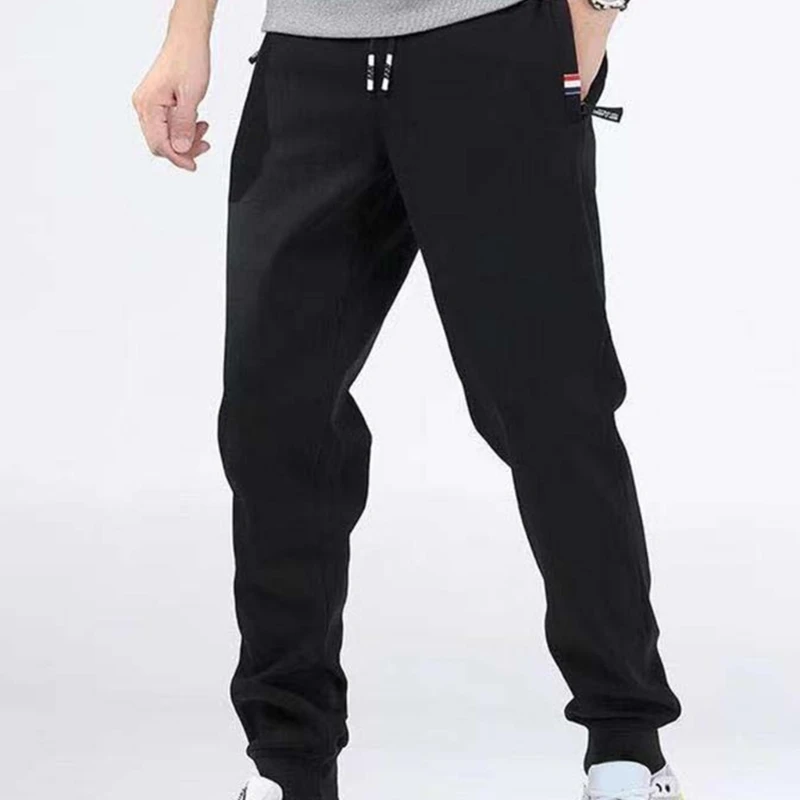 

Men Sherpas Lined Athletic Sweatpants Winter Warm Track Pants Fleece Jogger Pant