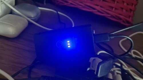 Aluminum LED Bike Front Lamp 10W 800LM 6 Modes Power Display Bright photo review