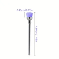 MAOHANG 6pcs Pro Nail Drill Bit Cleaning Dust Brush For Electric Manicure Machine Tools Random Colors 2