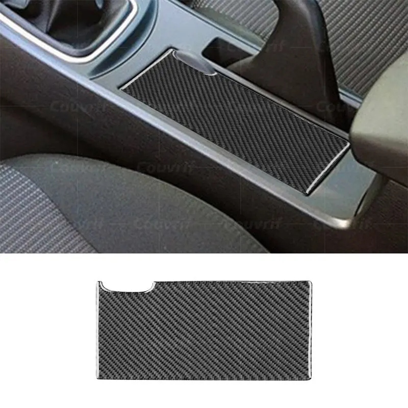 

Внутренняя крышка из углеродного волокна, переключение передач, Стайлинг автомобиля, крышка стакана, панель, декоративная наклейка для Mazda 3 BL 2010-2015, автомобильные аксессуары