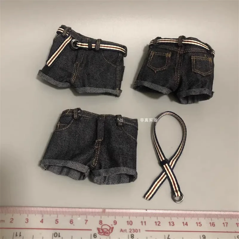 

U113 1/6 женский солдат, модные тренды, короткий джинсовый ремень, Модель аксессуаров, подходит для 12 дюймов, фигурка тела