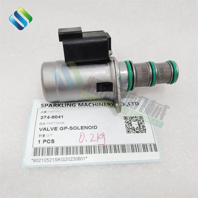 274-8041 Solenoid Valve 420E 420F Machinery Parts for
