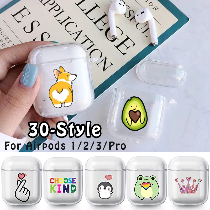 Custodia Airpods Carina Cuffie Cover Per Auricolari Love Dog Heart Airpod Custodie Air Apple Pro 3 Per 2 3Rd Pod Gen Airpord Case