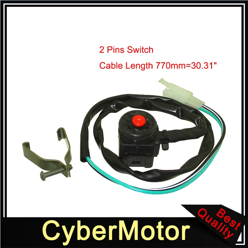 Motorcycle Ignition Coil Wiring Loom Harness Kill Switch AC CDI For 50cc 70cc 90cc 110cc 125 140 150 160cc Chinese Pit Dirt Bike