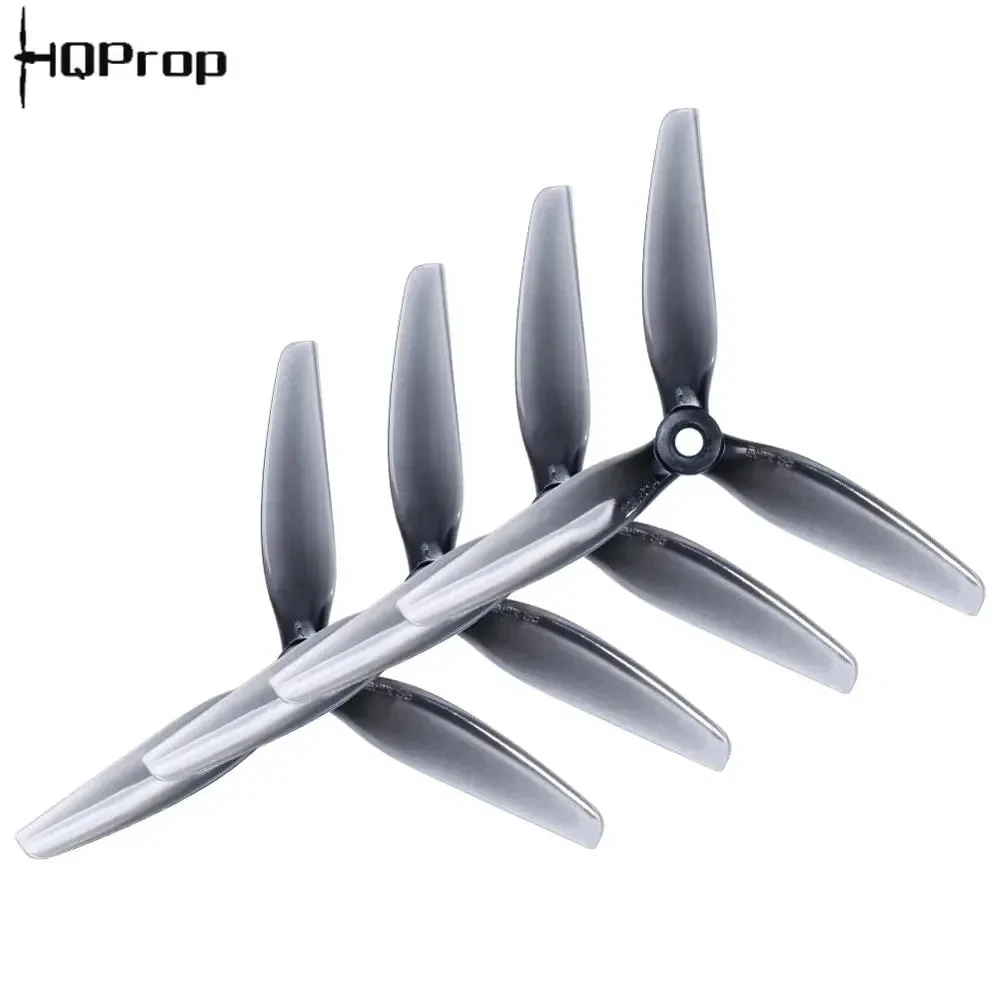 4쌍(4CCW+4CW) HQProp Ethix S5 라이트 그레이 폴리카보네이트 소품 프로펠러 드론 소품