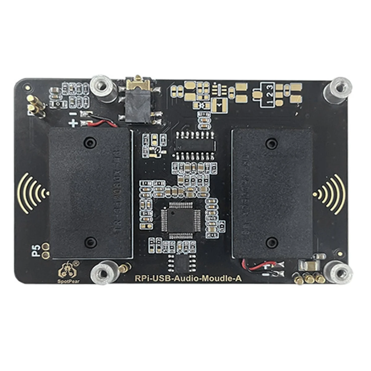 Hot sale For Raspberry Pi5 USB Audio Sound Card Moudle HAT USB Driver-Free Onboard Dual Speakers 3.5mm Headphone Jack