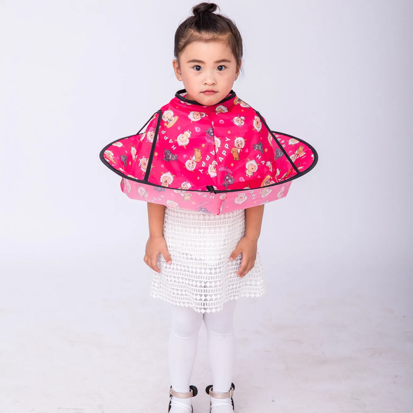 Kids Boy Hair Cutting Cape Gown Hairdresser Barber Apron Hairdressing Children Girls Boys Hair Cut Cloak Umbrella Cape