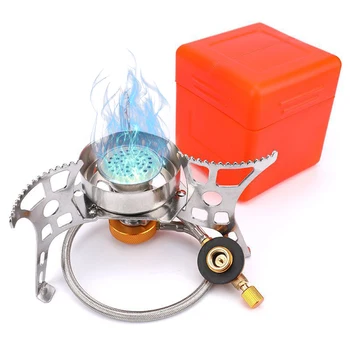 3900W Portable Gas Stove Split Gas Furnace Outdoor Camping Stove Piezo Ignition Stove/Manual Ignition Stove 1