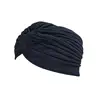breathable swimming capElastic Nylon Turban Pool Bathing Hats For Outdoor Sports Yoga Elastic Polyeste Indian Turban Head scarf 3