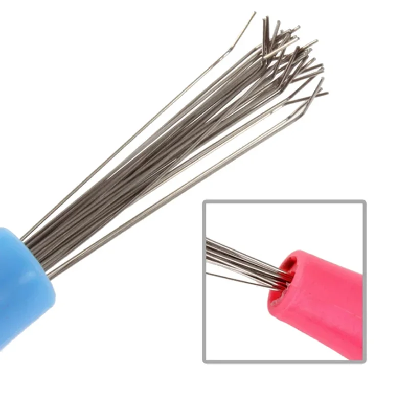 Hair Brush Cleaner with Plastic Handle - Efficient Tool for Removing Embedded Hair and Debris
