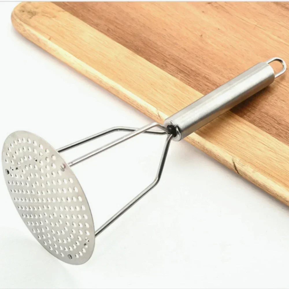 Stainless Steel Potato Masher Crush Vegetable Fruit Press Maker Vegetable Masher Kitchen Tool Gadget Kitchen Accessories potato masher