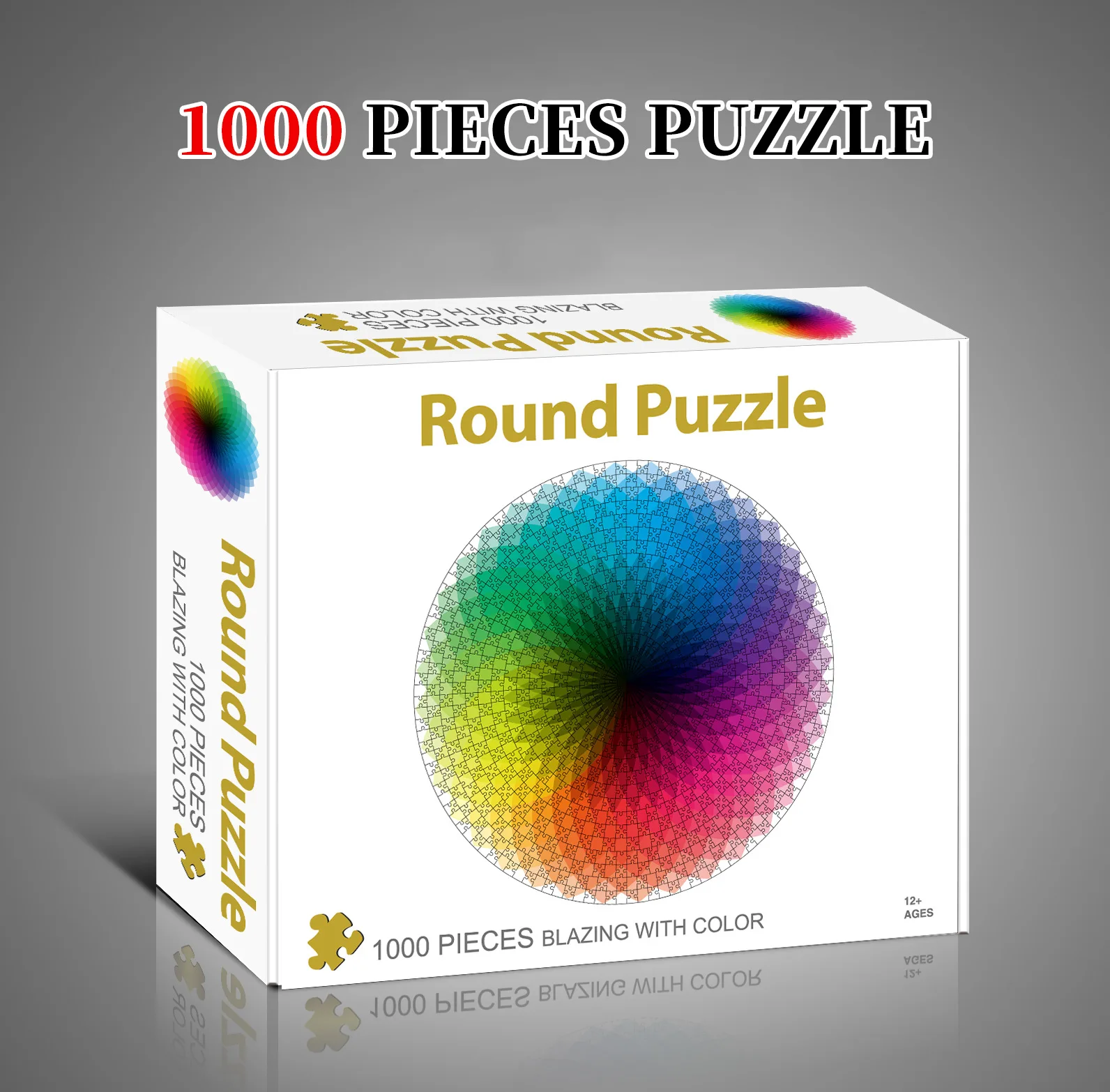 Round 1000-Piece Planet Series Puzzle for Adults - Stress-Reducing Famous Landscape Art