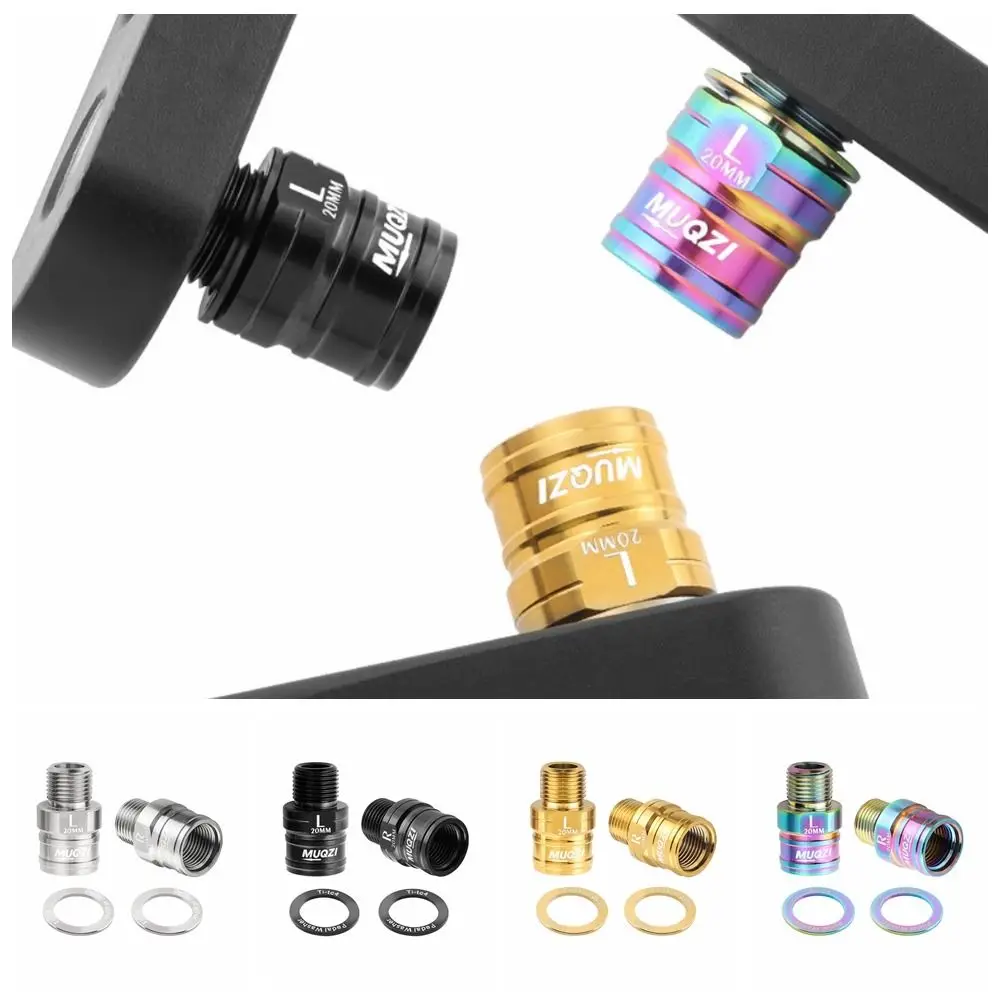 

Износостойкие удлинители оси велосипедной педали, антикоррозийные адаптеры для велосипедных педалей, распорки, легкий титановый сплав