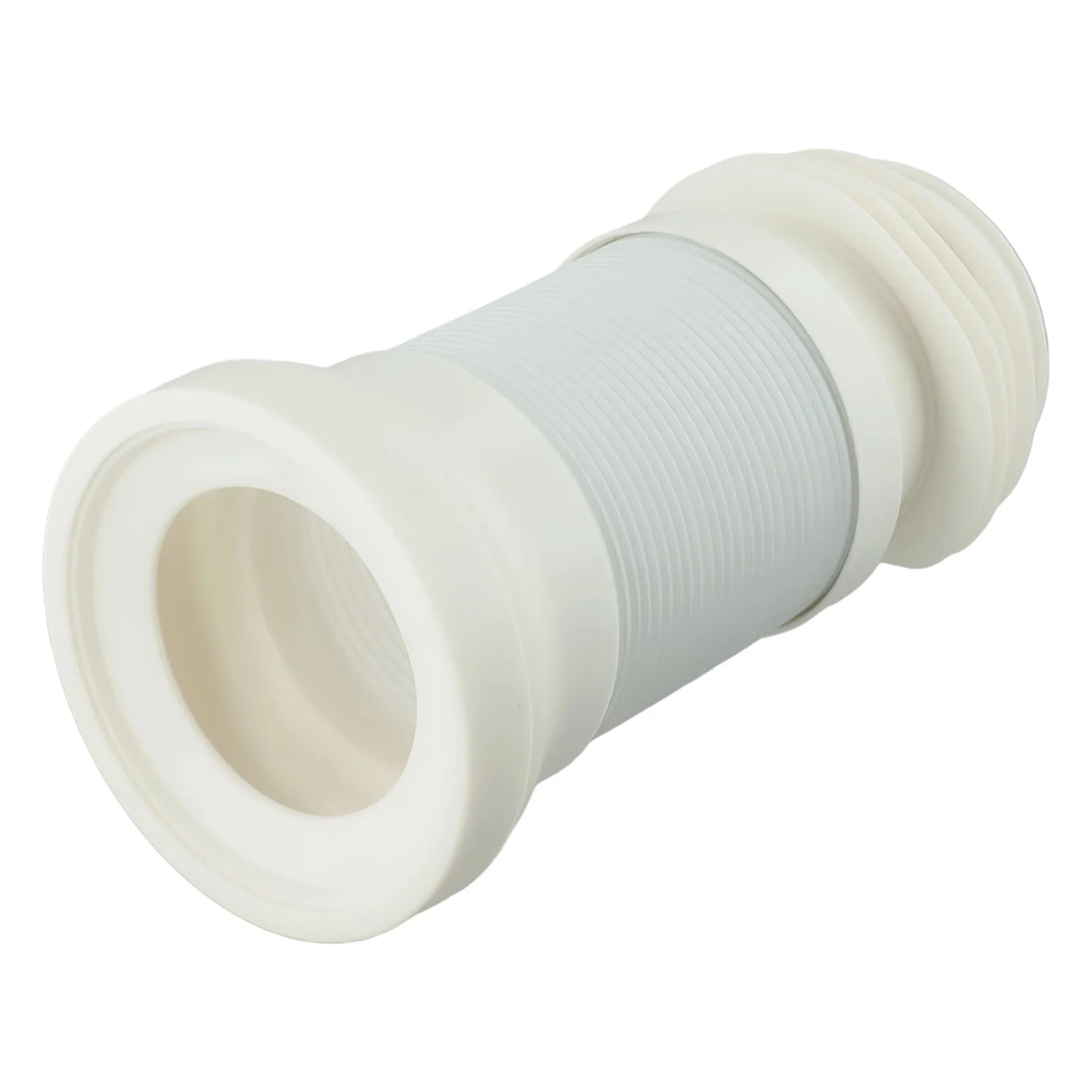 Home Fixtures WC Pan Connector Home Plumbing PVC Toilet Waste WC Pan Connector 250mm-500mm Extendable 1pcs