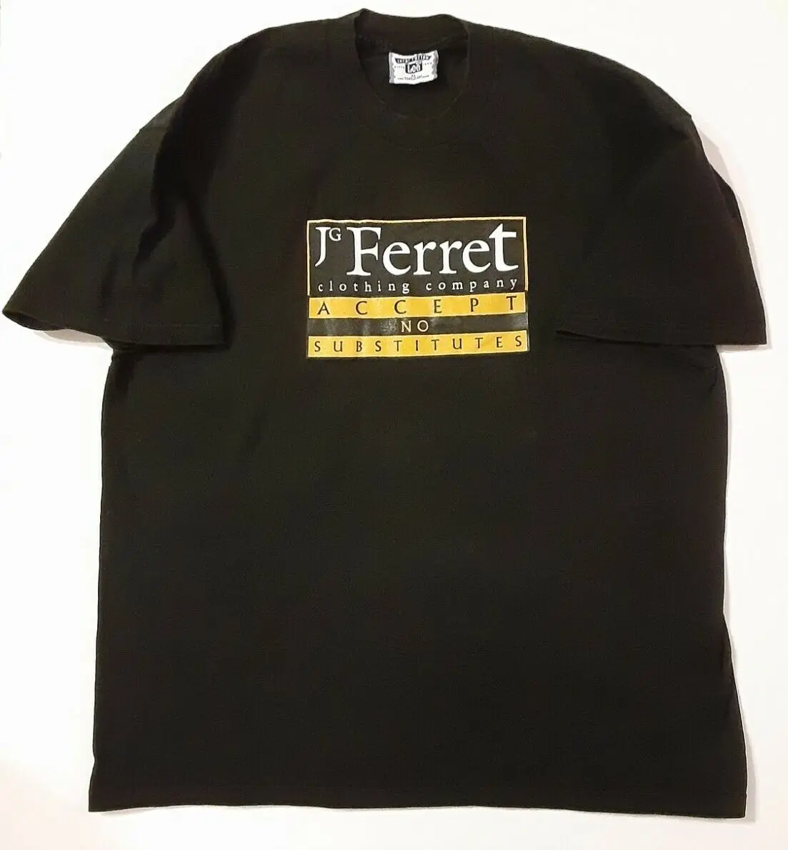 Vintage Lee Jg Furetto Azienda Di Abbigliamento Accetta Maglietta Senza Sostituzione Mens Sz Xl Maniche Lunghe O Corte