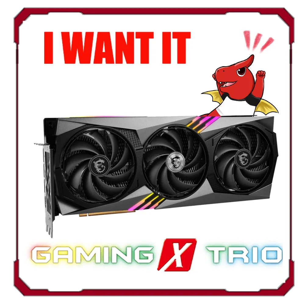 Placa De Vídeo Rtx 4080 Gaming X Trio Msi Nvidia